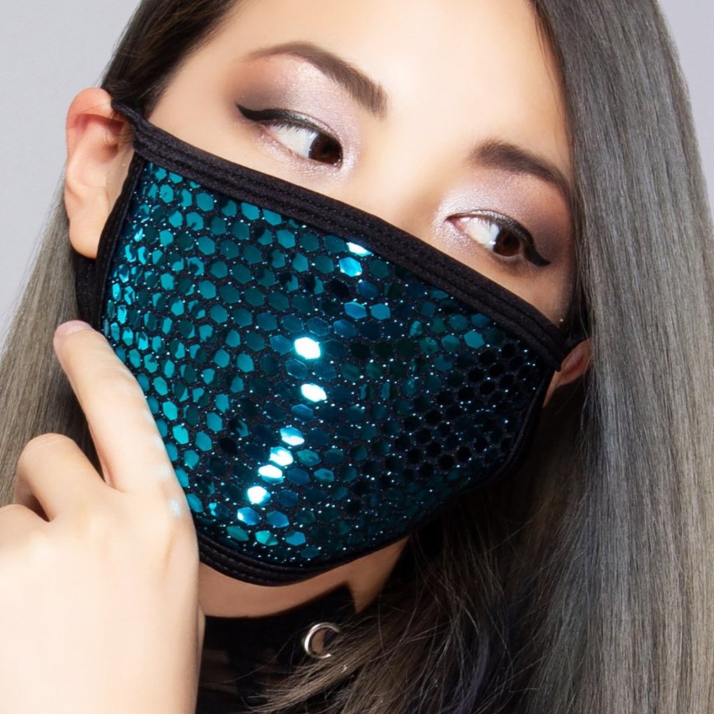 Sapphire Party Dust Mask